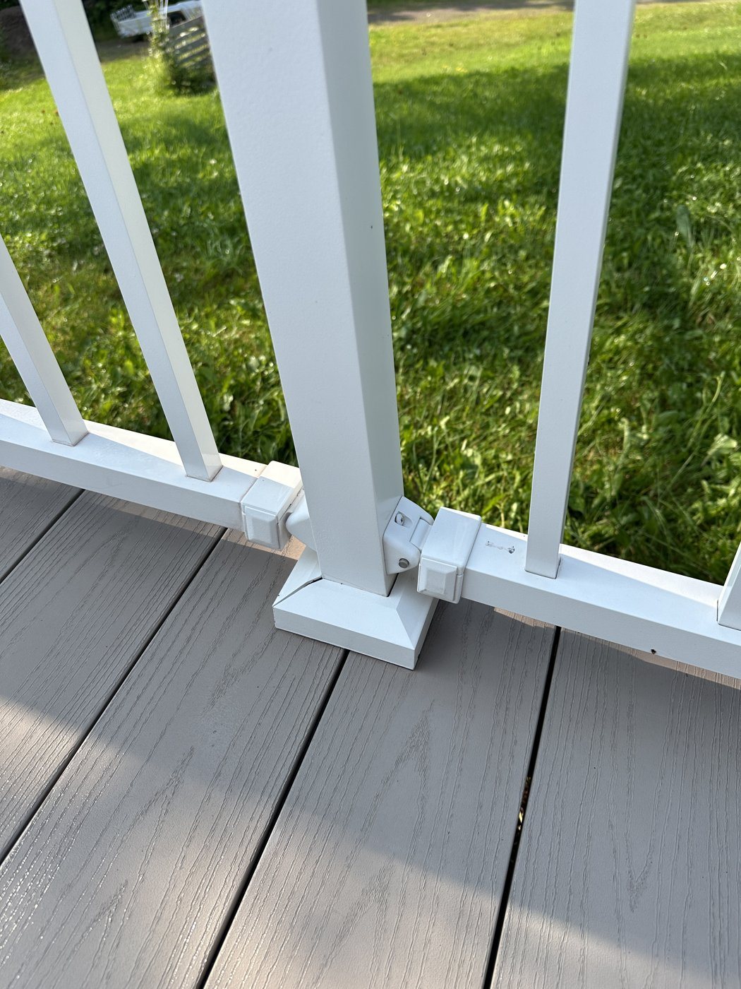 After: Deck cleaning