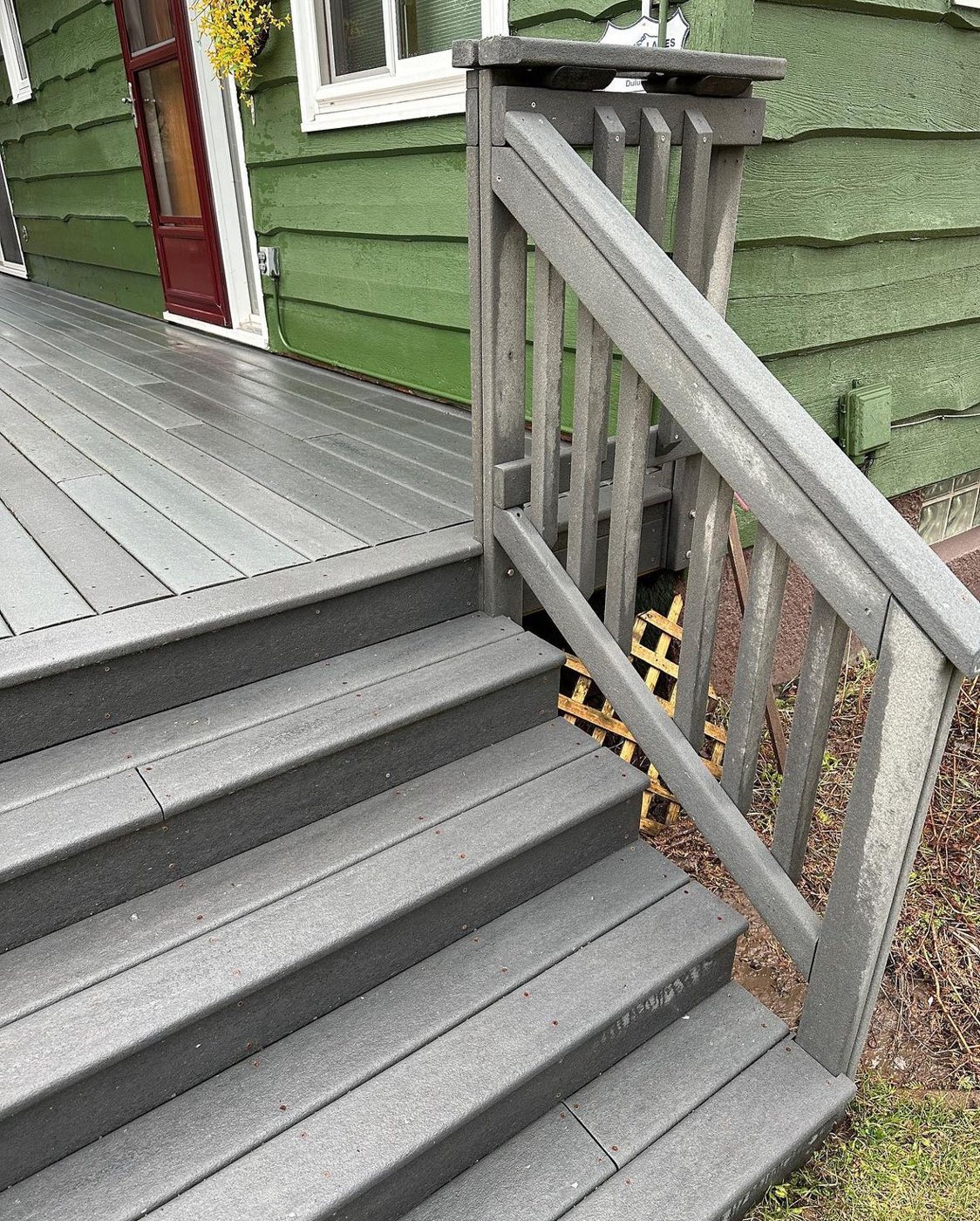 After: Deck cleaning