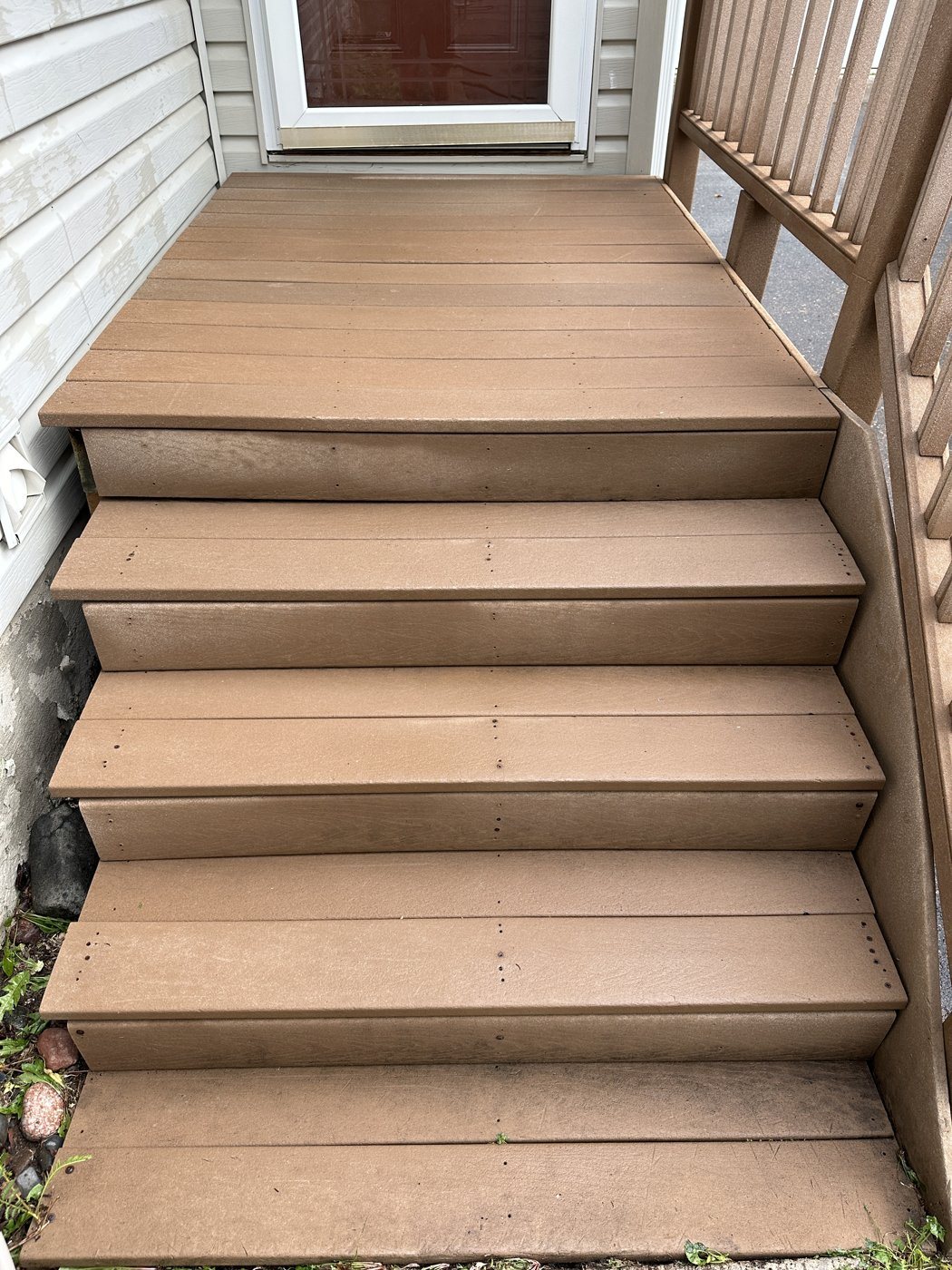 After: Deck cleaning