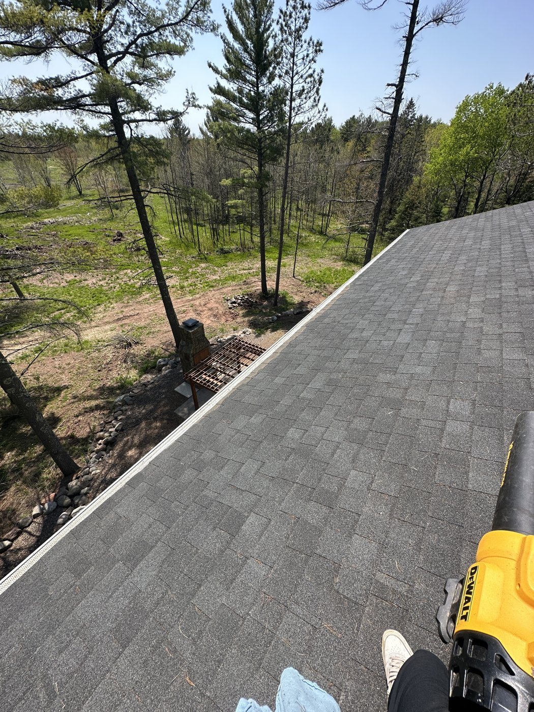 After: Gutter cleaning