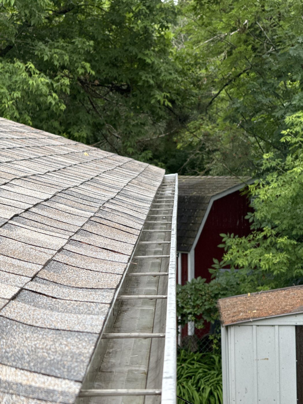 After: Gutter cleaning