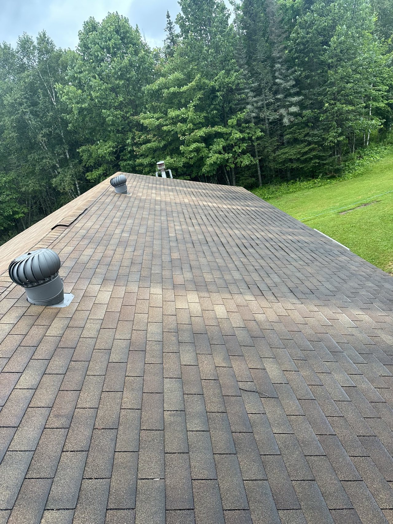 Roof Wash before