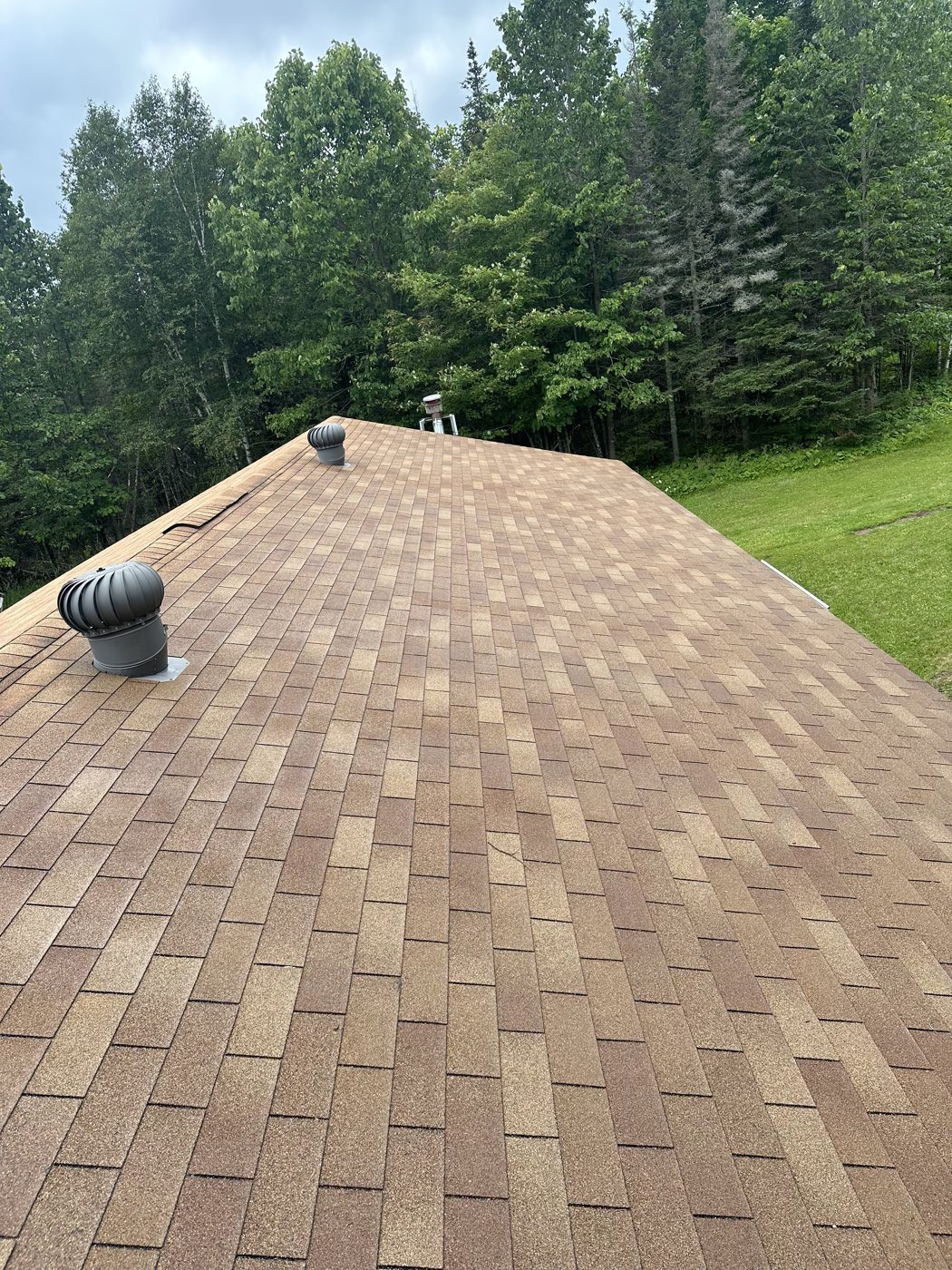 After: Roof wash