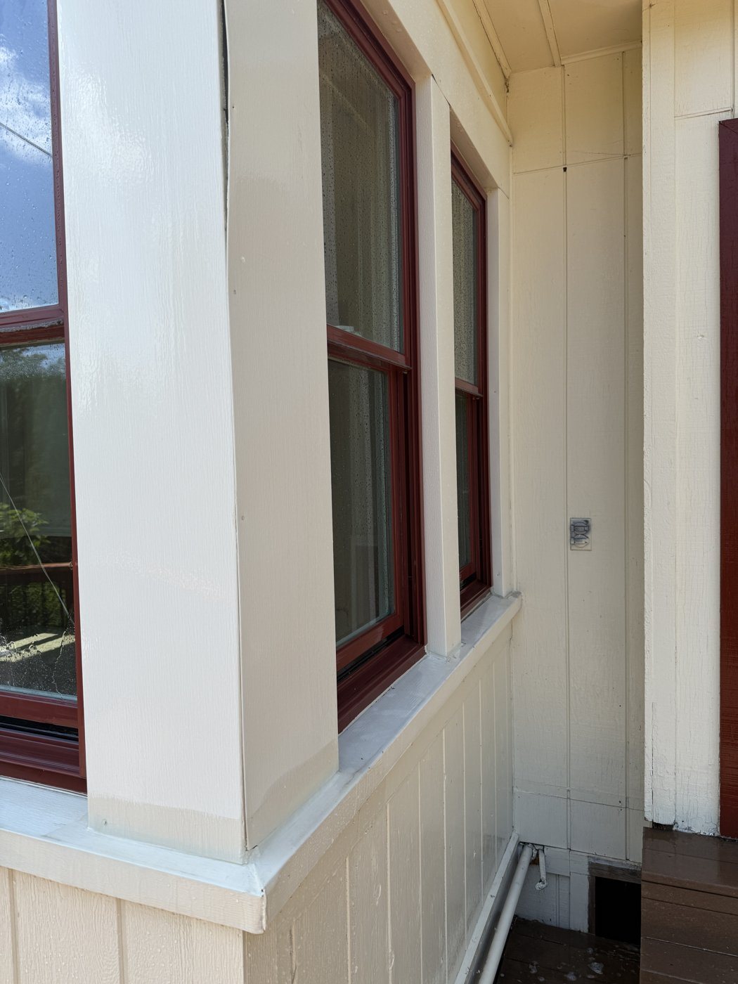 After: House soft wash