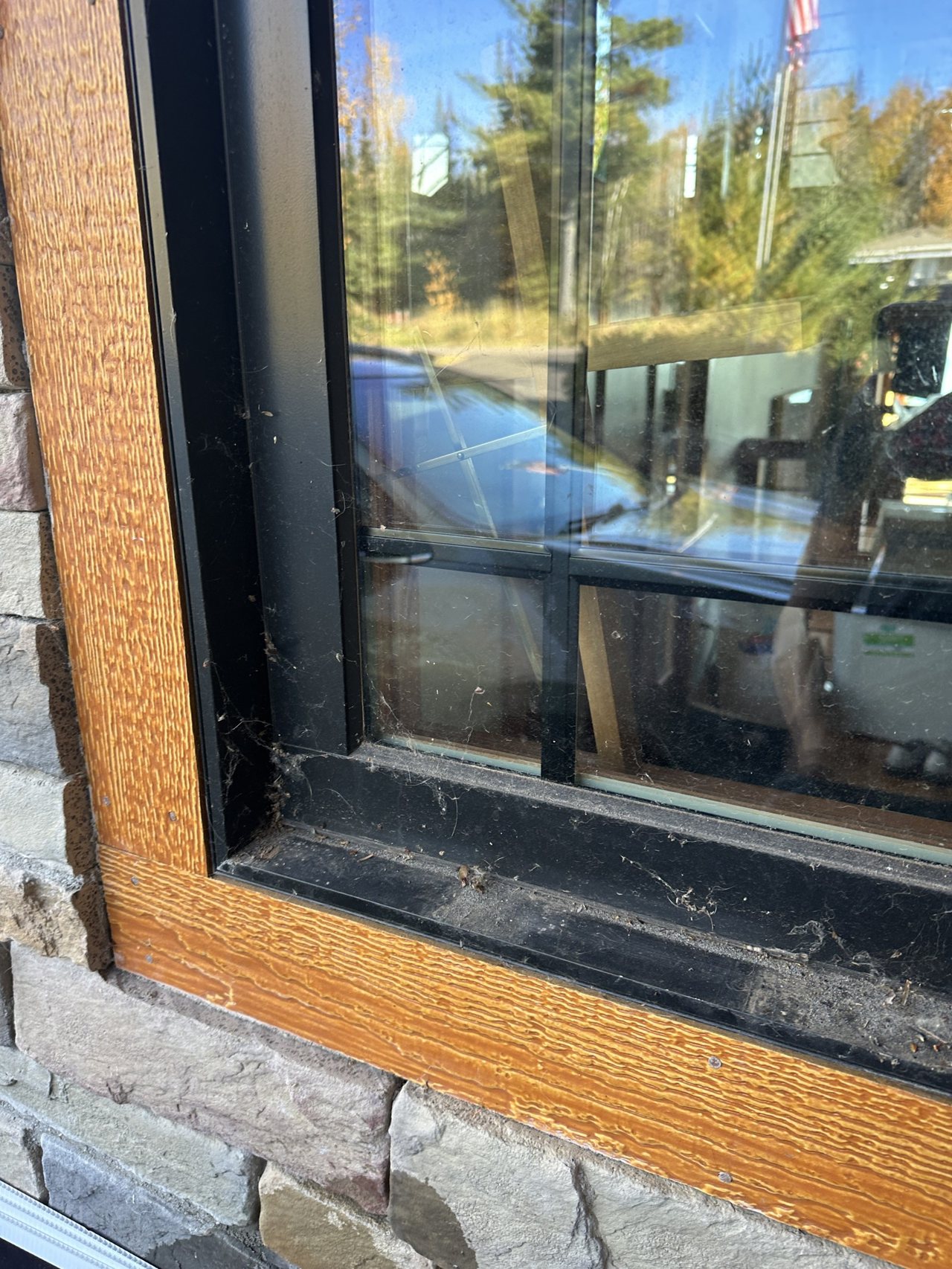 Before: Window cleaning