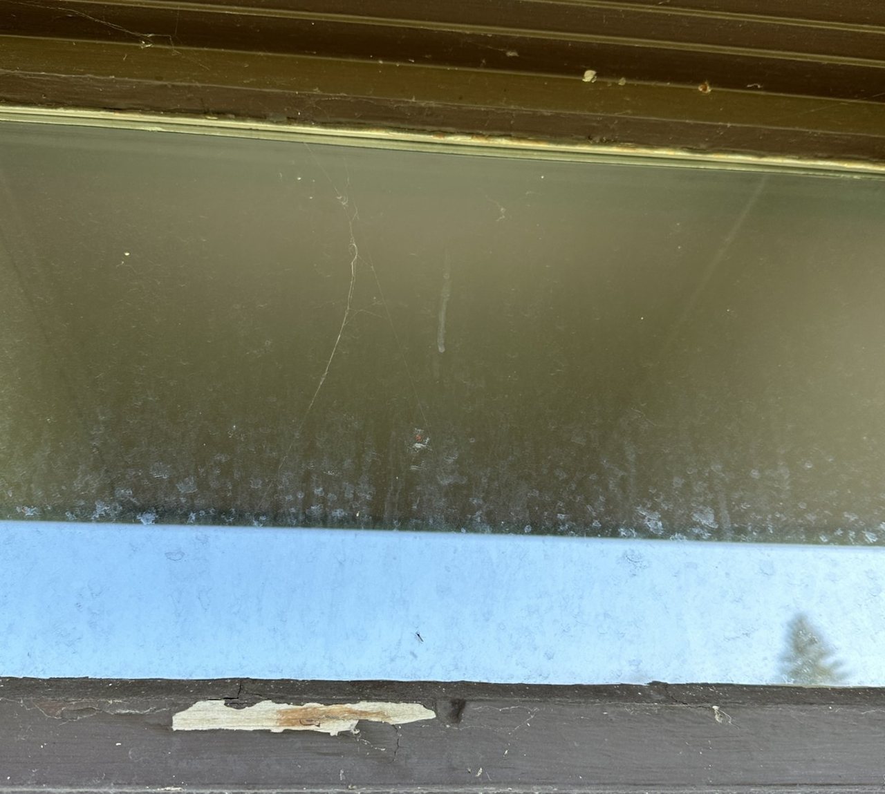 Before: Window cleaning