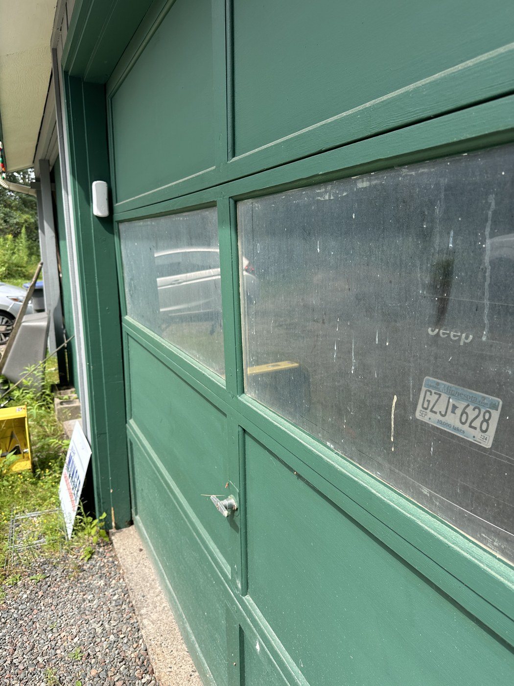 Before: Window cleaning